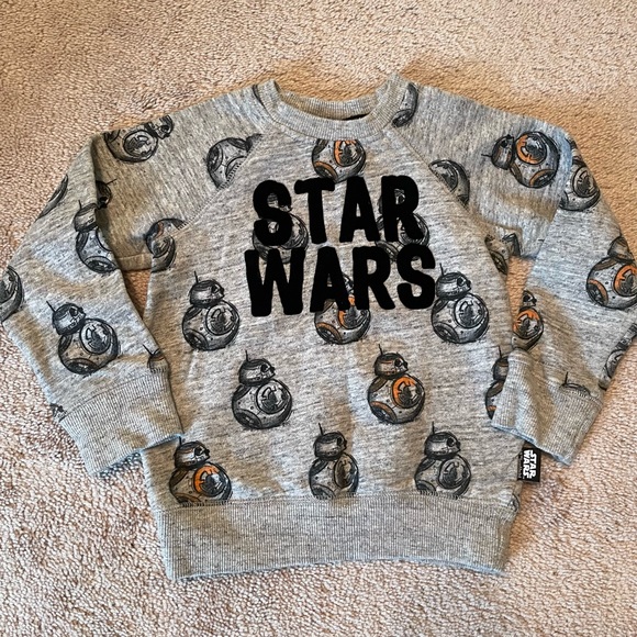 Star Wars size 4 bb8 sweatshirt - Picture 1 of 3